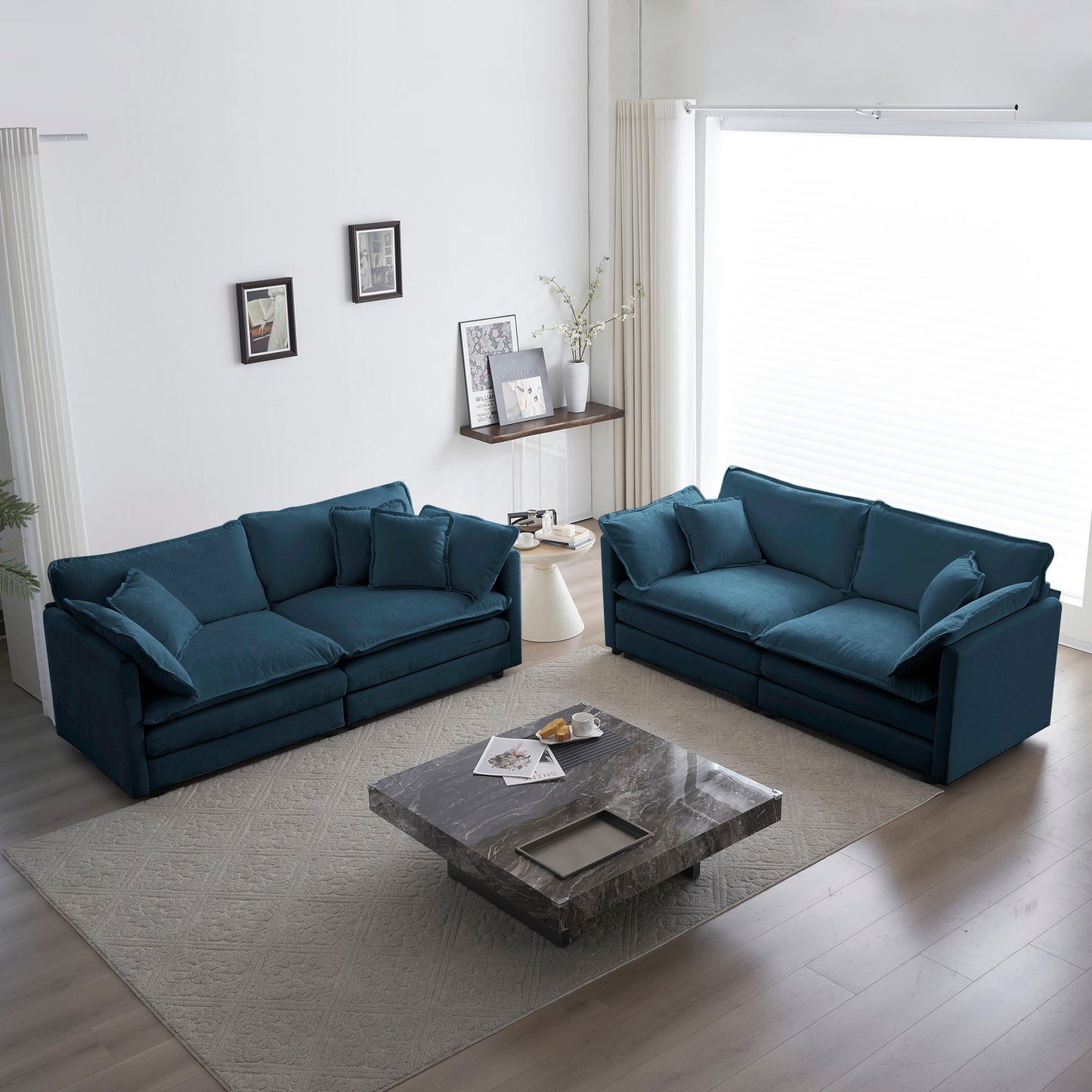 Allure Sofa Set 1  Two Seater Sofa + 1  Two Seater Sofa