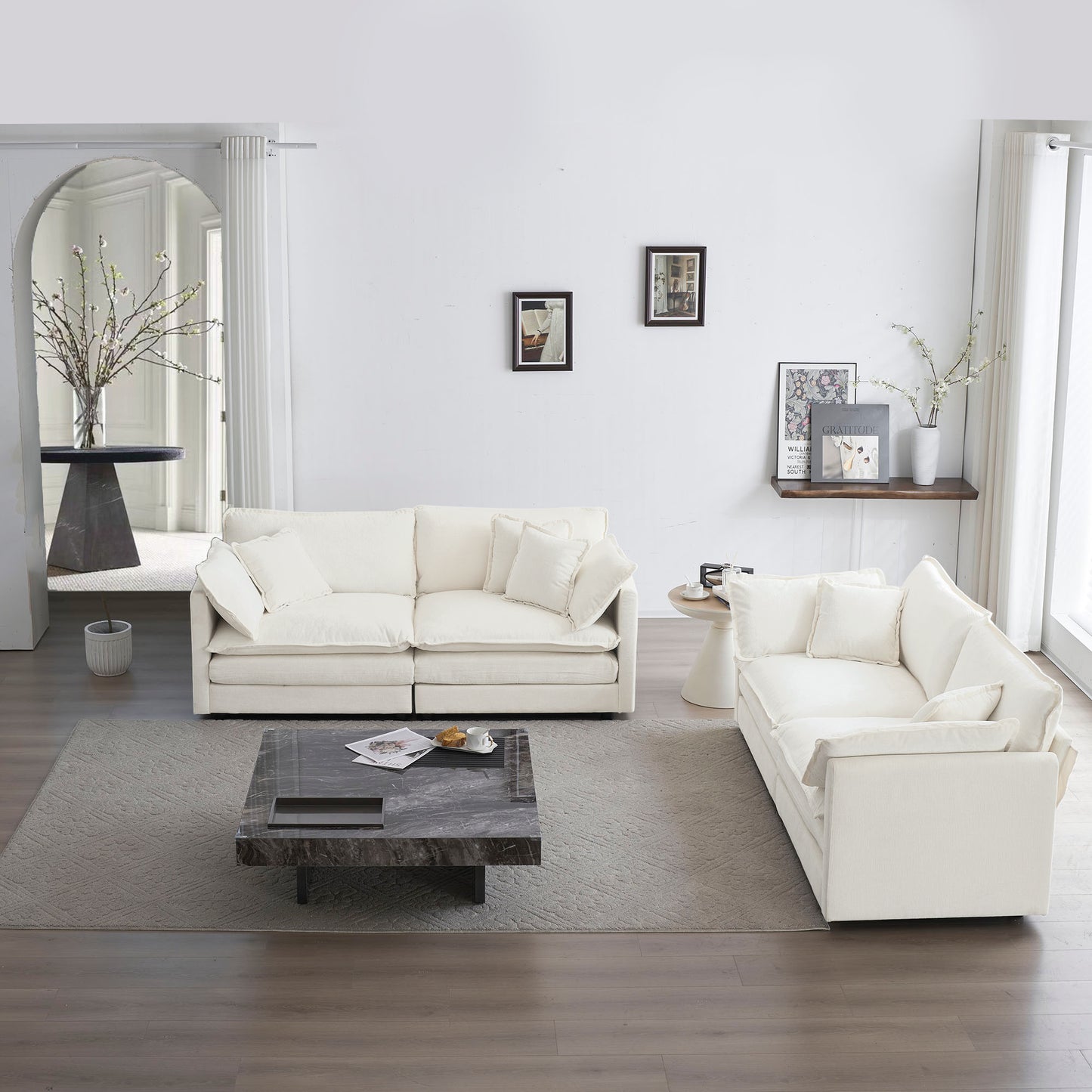 Allure Sofa Set 1  Two Seater Sofa + 1  Two Seater Sofa