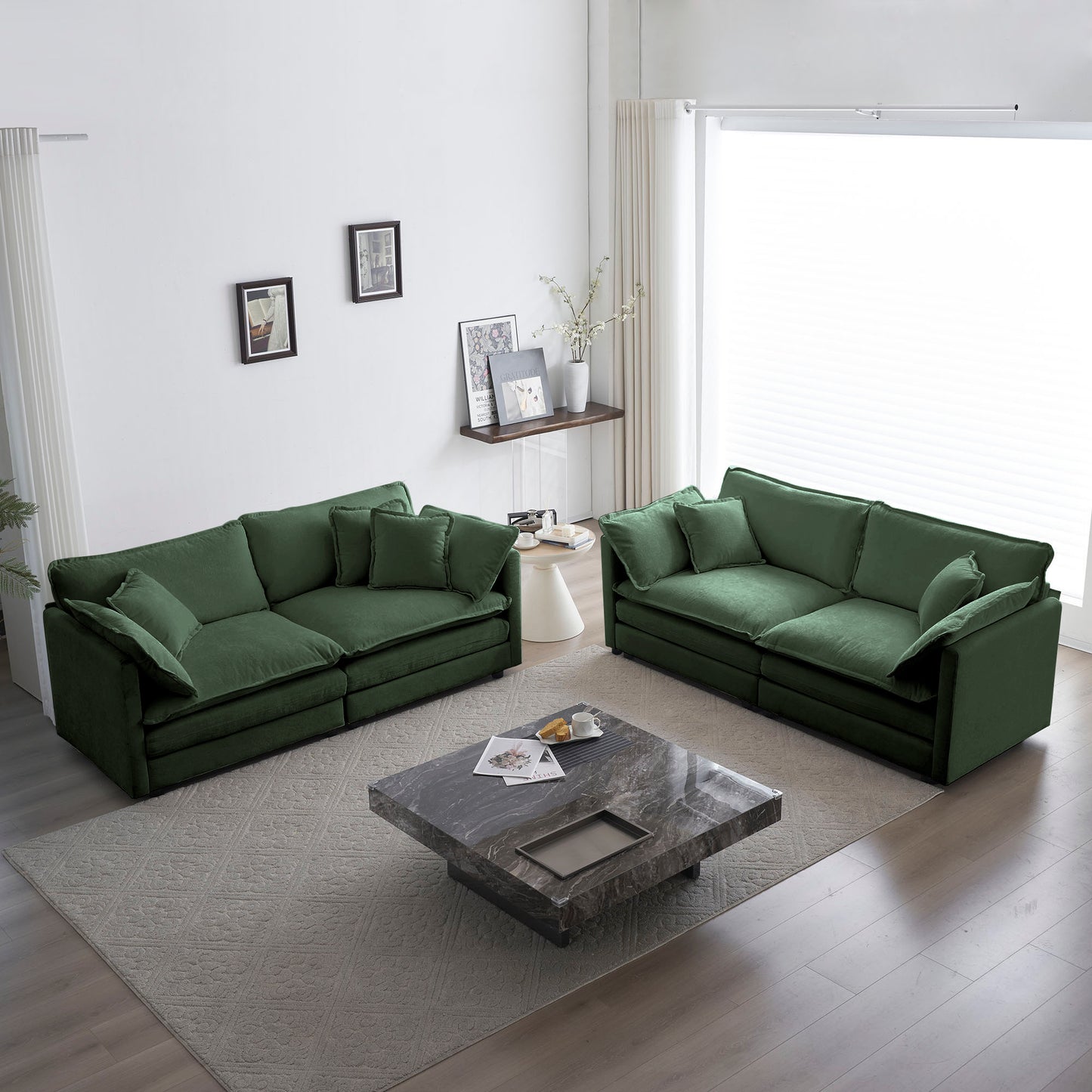 Allure Sofa Set 1  Two Seater Sofa + 1  Two Seater Sofa