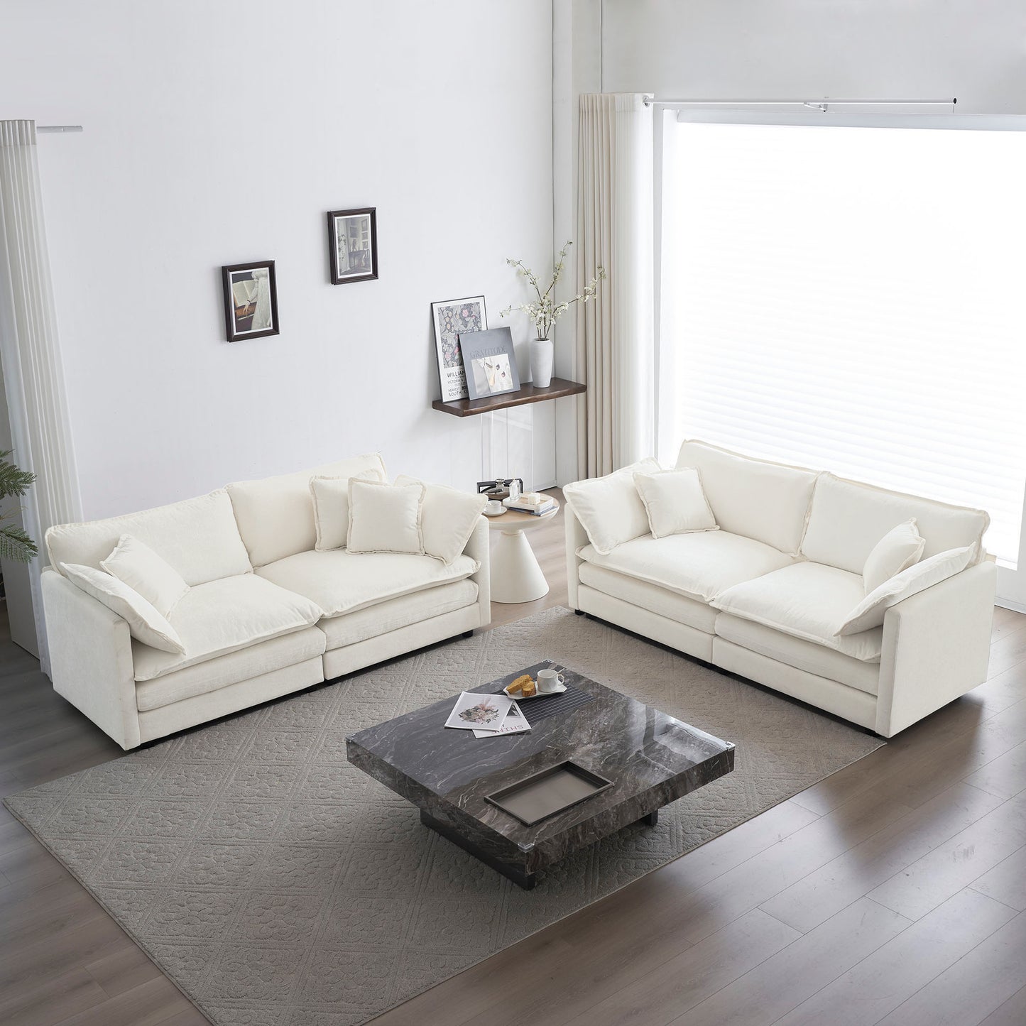 Allure Sofa Set 1  Two Seater Sofa + 1  Two Seater Sofa