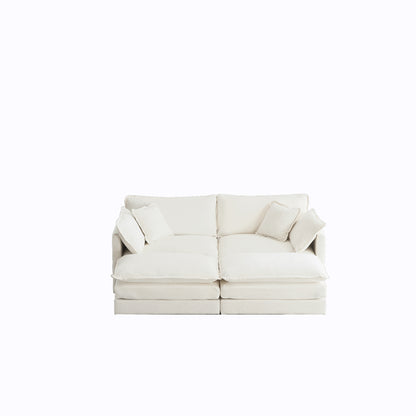 Allure Sofa Set 1  Two Seater Sofa + 2 Ottomans