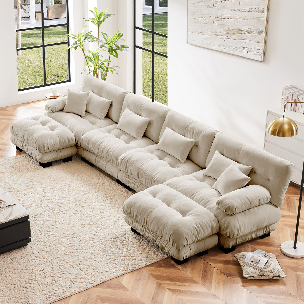 Modern Modular Sectional Couch Burrow Cloud Couch Pink Futon Couch